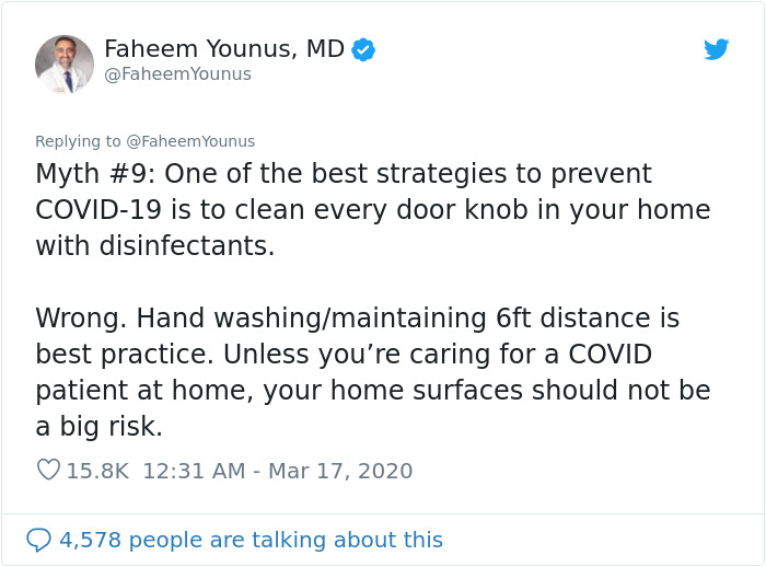 Doctor Debunks 10 Coronavirus Misconceptions