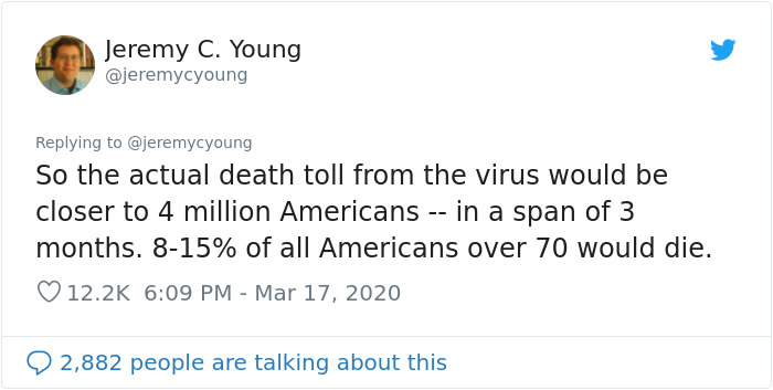 Scientist Explains What Would Happen If "The US Does Absolutely Nothing And Lets Virus Take Its Course" Scientist Explains What Would Happen If "The US Does Absolutely Nothing And Lets Virus Take Its Course"
