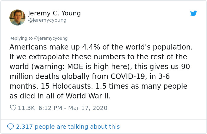 Scientist Explains What Would Happen If "The US Does Absolutely Nothing And Lets Virus Take Its Course" Scientist Explains What Would Happen If "The US Does Absolutely Nothing And Lets Virus Take Its Course"