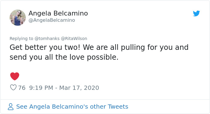 Tom Hanks Sends Another Update On His Health After Testing Positive For Coronavirus