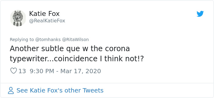 Tom Hanks Sends Another Update On His Health After Testing Positive For Coronavirus Tom Hanks Sends Another Update On His Health After Testing Positive For Coronavirus