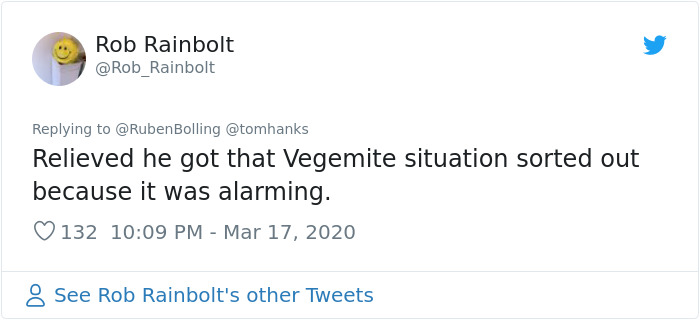 Tom Hanks Sends Another Update On His Health After Testing Positive For Coronavirus