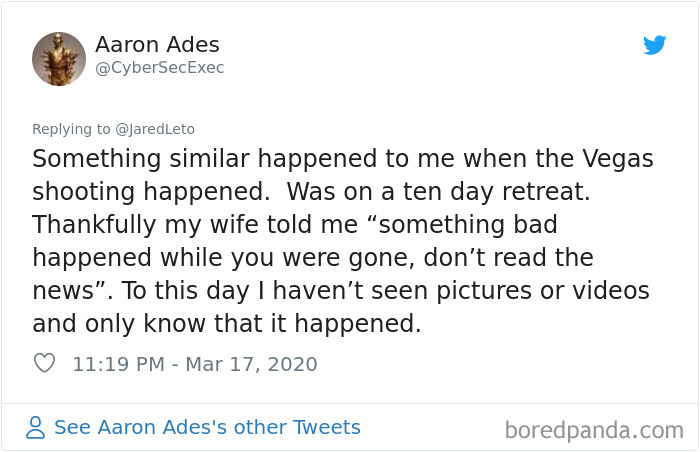 Jared Leto Spent 12 Days In A Silent Retreat Being Clueless About Coronavirus