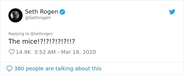 Seth Rogen Decides To Watch "Cats" While In Quarantine, Gets High, And Writes A Review Seth Rogen Decides To Watch "Cats" While In Quarantine, Gets High, And Writes A Review