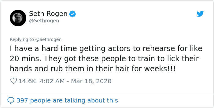 Seth Rogen Decides To Watch "Cats" While In Quarantine, Gets High, And Writes A Review Seth Rogen Decides To Watch "Cats" While In Quarantine, Gets High, And Writes A Review