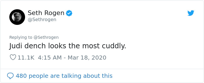 Seth Rogen Decides To Watch "Cats" While In Quarantine, Gets High, And Writes A Review