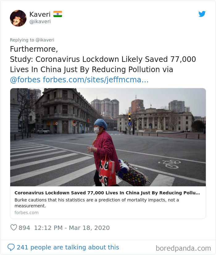 Coronavirus Lockdown Likely Saved 77,000 Lives In China Just By Reducing Pollution