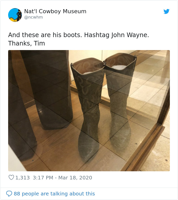 Cowboy Museum Puts Their Head Of Security In Charge Of Their Twitter, And His Tweets Are Hilariously Wholesome Cowboy Museum Puts Their Head Of Security In Charge Of Their Twitter, And His Tweets Are Hilariously Wholesome