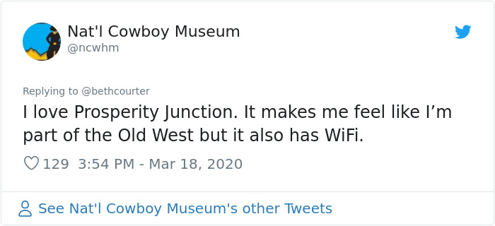 Cowboy Museum Puts Their Head Of Security In Charge Of Their Twitter, And His Tweets Are Hilariously Wholesome Cowboy Museum Puts Their Head Of Security In Charge Of Their Twitter, And His Tweets Are Hilariously Wholesome