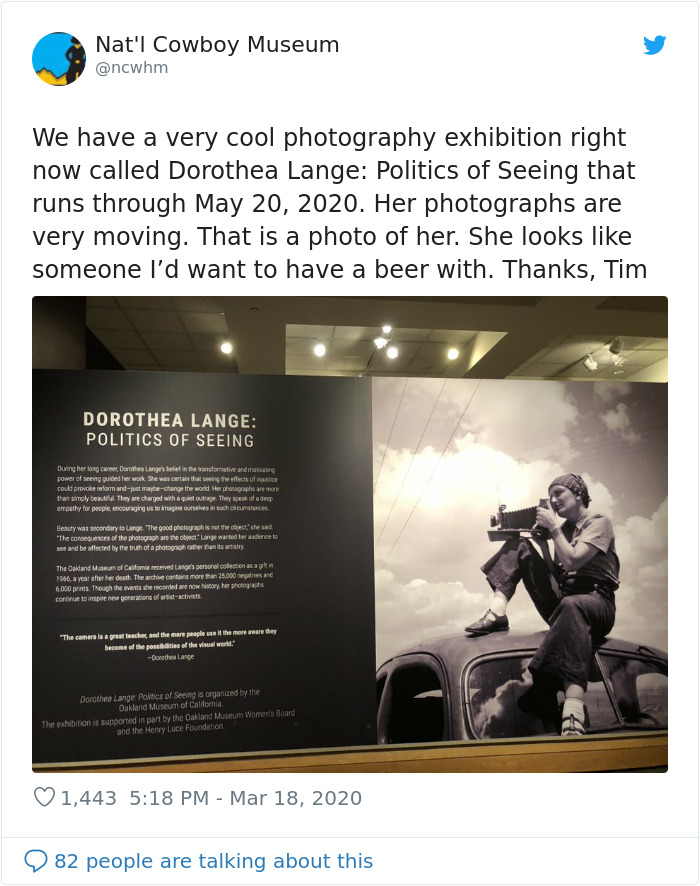 Cowboy Museum Puts Their Head Of Security In Charge Of Their Twitter, And His Tweets Are Hilariously Wholesome Cowboy Museum Puts Their Head Of Security In Charge Of Their Twitter, And His Tweets Are Hilariously Wholesome