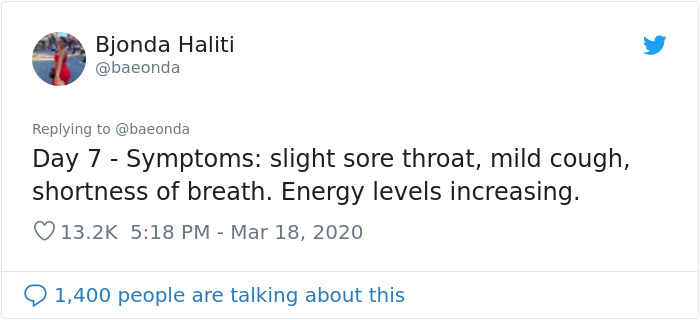 22-Year-Old Girl Who Tested Positive For Coronavirus Shares What It Was Like Fighting The Disease 22-Year-Old Girl Who Tested Positive For Coronavirus Shares What It Was Like Fighting The Disease