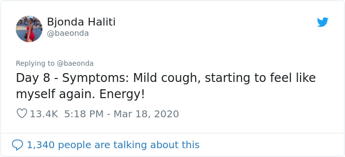 22-Year-Old Girl Who Tested Positive For Coronavirus Shares What It Was Like Fighting The Disease