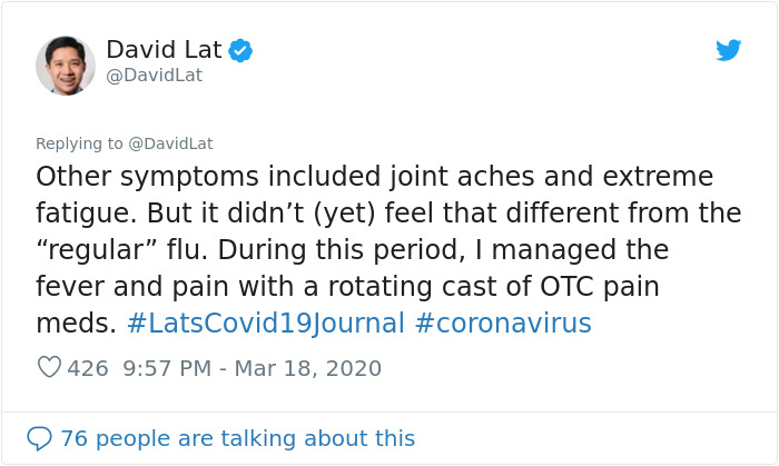 44-Year-Old Shares His Covid-19 Symptoms, Says He Didn't Understand He Had It At First And Might've Infected Others 44-Year-Old Shares His Covid-19 Symptoms, Says He Didn't Understand He Had It At First And Might've Infected Others
