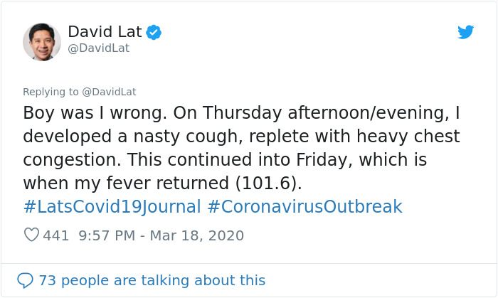 44-Year-Old Shares His Covid-19 Symptoms, Says He Didn't Understand He Had It At First And Might've Infected Others 44-Year-Old Shares His Covid-19 Symptoms, Says He Didn't Understand He Had It At First And Might've Infected Others