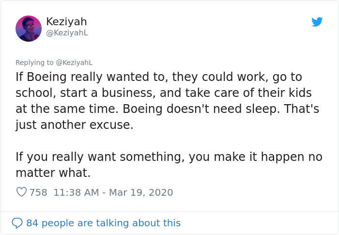 Woman Responds To Companies Failing Because Of Coronavirus By Saying The Same Things Poor People Hear Woman Responds To Companies Failing Because Of Coronavirus By Saying The Same Things Poor People Hear