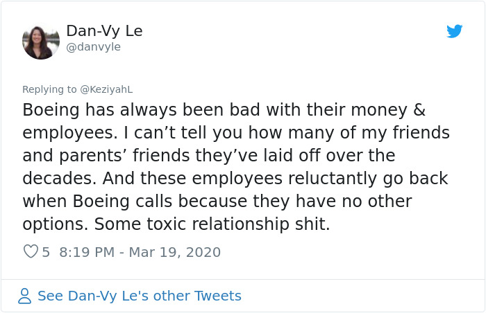 Woman Responds To Companies Failing Because Of Coronavirus By Saying The Same Things Poor People Hear