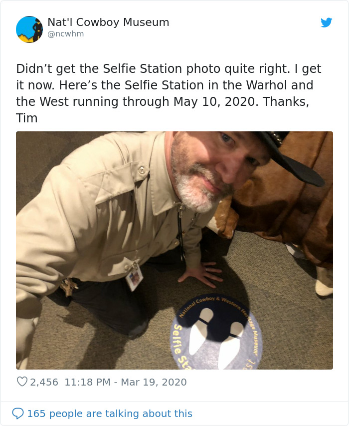 Cowboy Museum Puts Their Head Of Security In Charge Of Their Twitter, And His Tweets Are Hilariously Wholesome Cowboy Museum Puts Their Head Of Security In Charge Of Their Twitter, And His Tweets Are Hilariously Wholesome