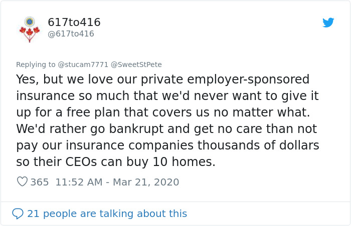 Non-American Asks Americans To Clarify A Thing About Their Healthcare, The Answers Reveal How Wrong Things Are Non-American Asks Americans To Clarify A Thing About Their Healthcare, The Answers Reveal How Wrong Things Are