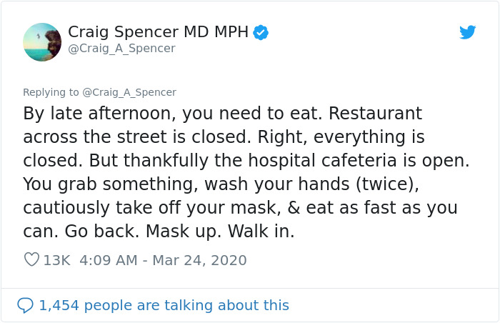 Doctor Tweets What His Day At The Hospital Looks Like, Says 'It's Really Hard To Understand How Bad This Is'