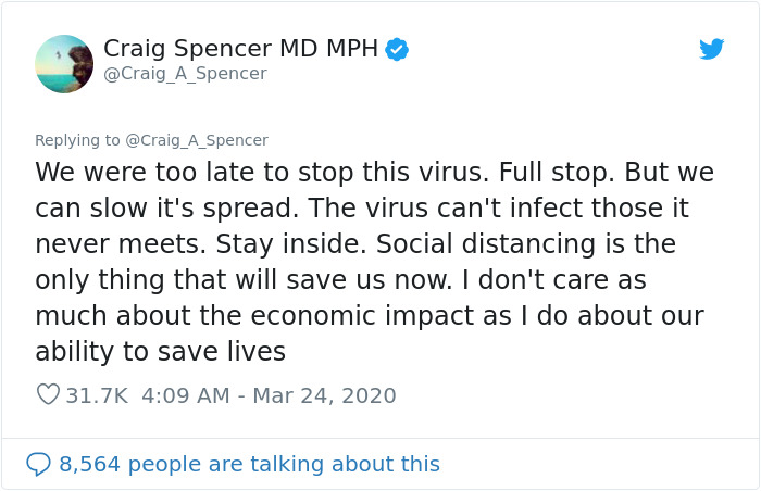 Doctor Tweets What His Day At The Hospital Looks Like, Says 'It's Really Hard To Understand How Bad This Is'