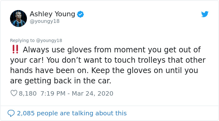 Football Player Ashley Young Shares What It's Like Living In Quarantined Italy And Gives His Tips