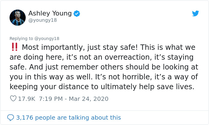 Football Player Ashley Young Shares What It's Like Living In Quarantined Italy And Gives His Tips