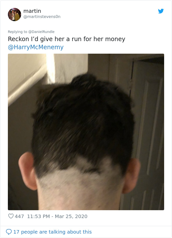 Kinda Cursed Vibes From This DIY Haircut