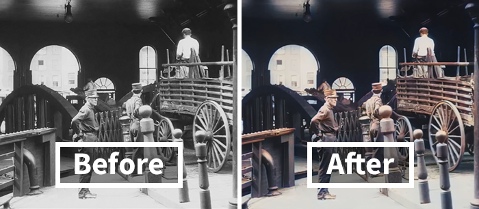 See Upscaled, Colorized Footage Of New York City In 1911