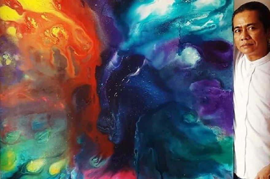 Veri Apriyatno - Amazing Oil Painting That Illustrates The Nomads And The Final Destination (Latest Painting Series)