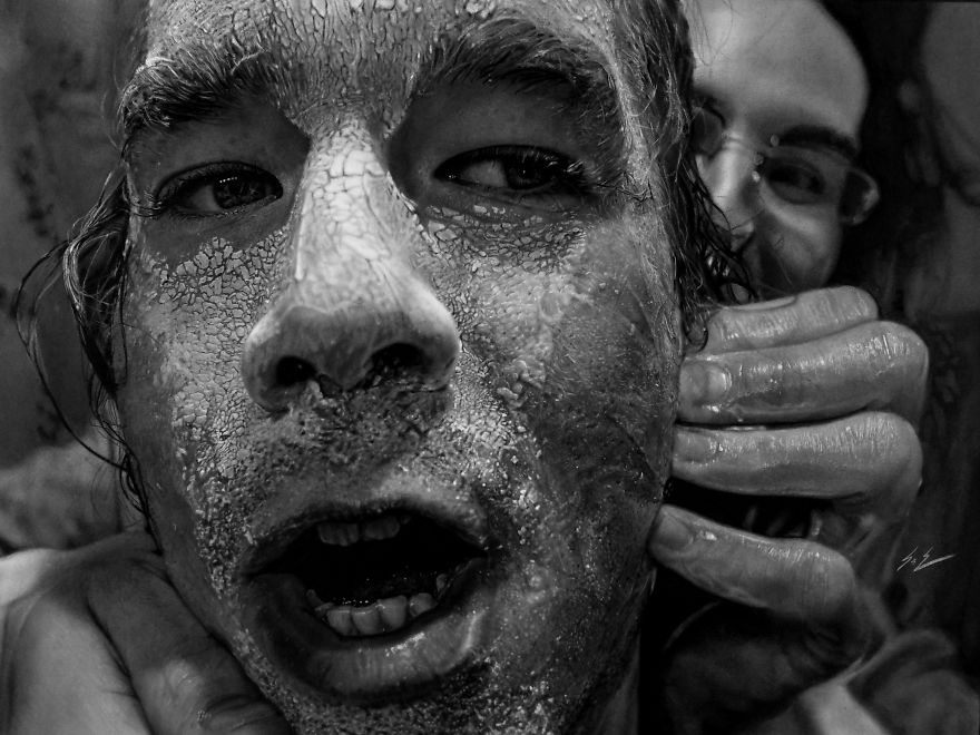 These Are Not Photographs. I Spend Hundreds Of Hours Creating Drawings With Charcoal And Graphite Pencils. This Is My Work. These Are Not Photographs. I Spend Hundreds Of Hours Creating Drawings With Charcoal And Graphite Pencils. This Is My Work.