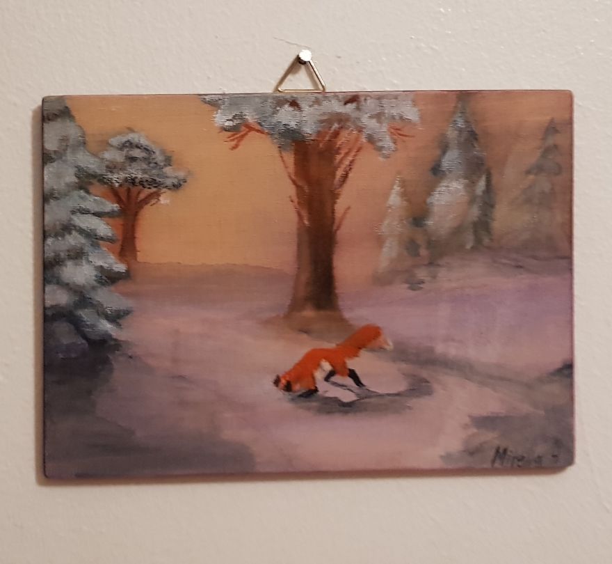 Watercolors On Plywood