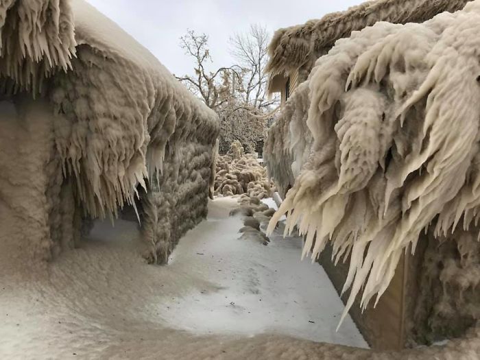 People's Homes Near Lake Erie Get Covered In Thick Ice, They Say It Looks Cool But It's A Nightmare To Live In People's Homes Near Lake Erie Get Covered In Thick Ice, They Say It Looks Cool But It's A Nightmare To Live In