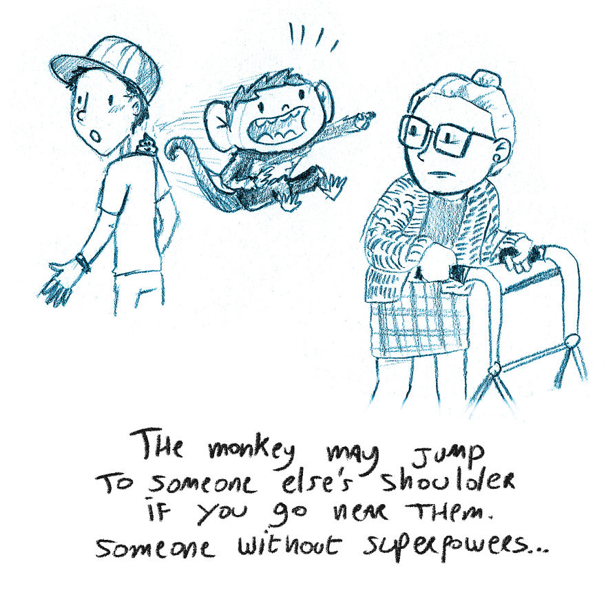 I Drew A Little Monkey Story To Explain Coronavirus To My Kids