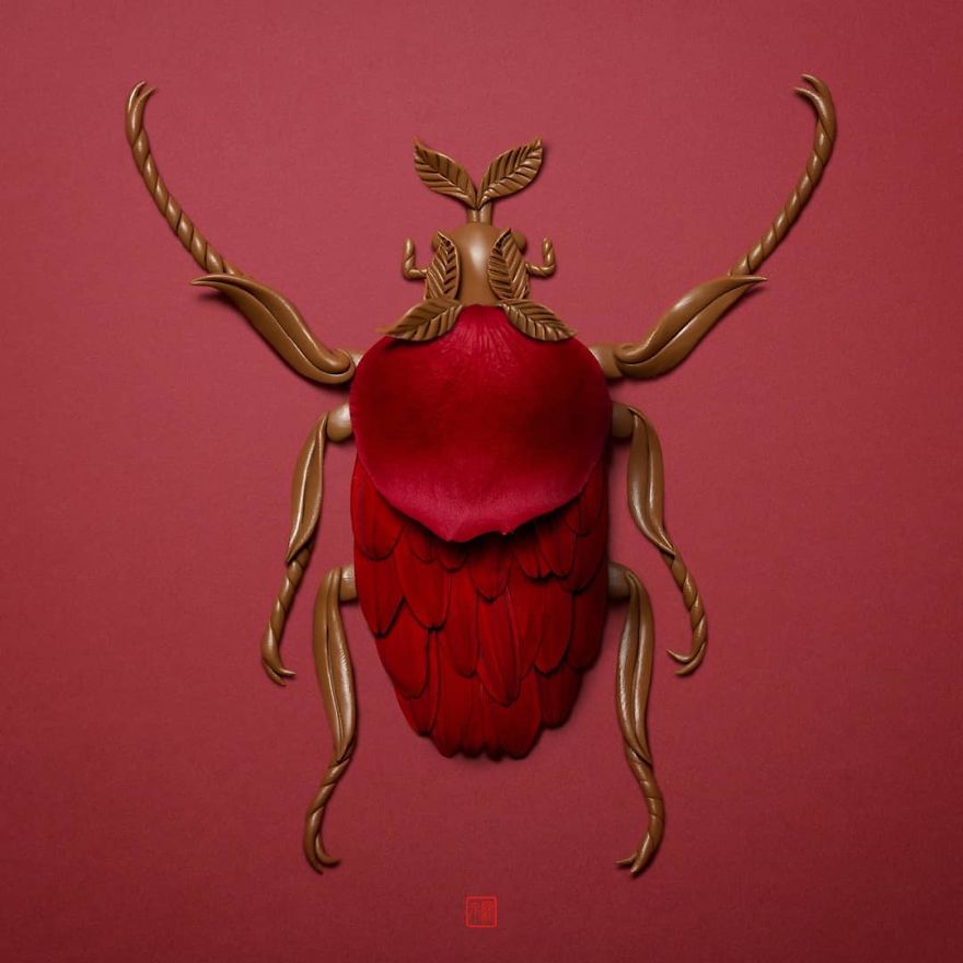 Insects-Flower-Arragements