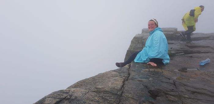 Walked 2,5 Hours In The Rain To See The Amazing View On The Preikestolen In Norway