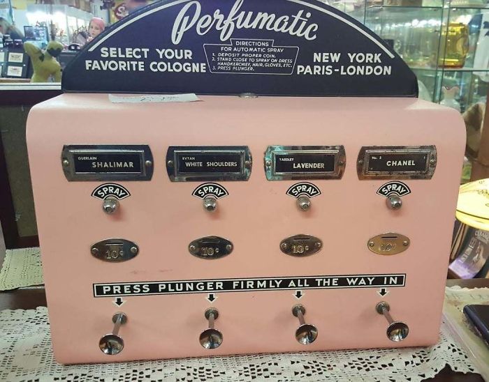 Vintage Perfume Dispenser At The Antique Shop