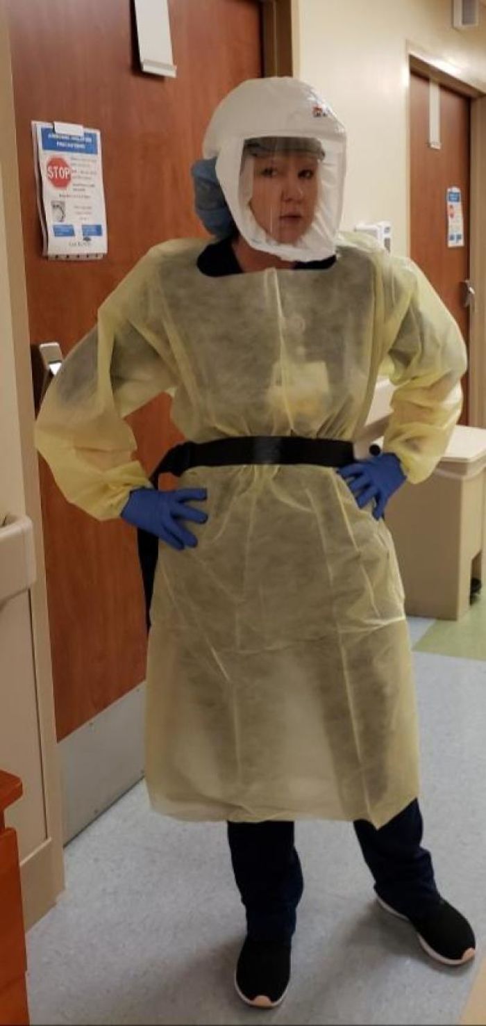 My Wife Off To Fight Covid-19. Not All Heroes Wear Capes. Some Wear Ppe