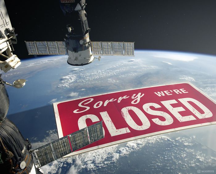 View From The Space Station Today.