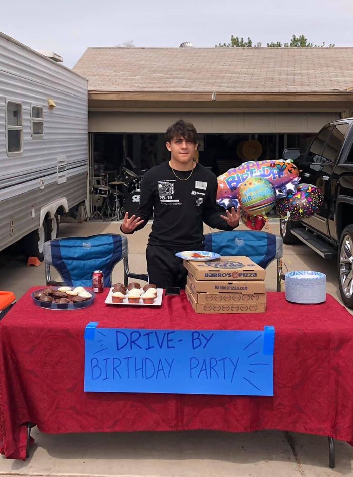 My Nephew Had A Social Distancing 15th Birthday Party