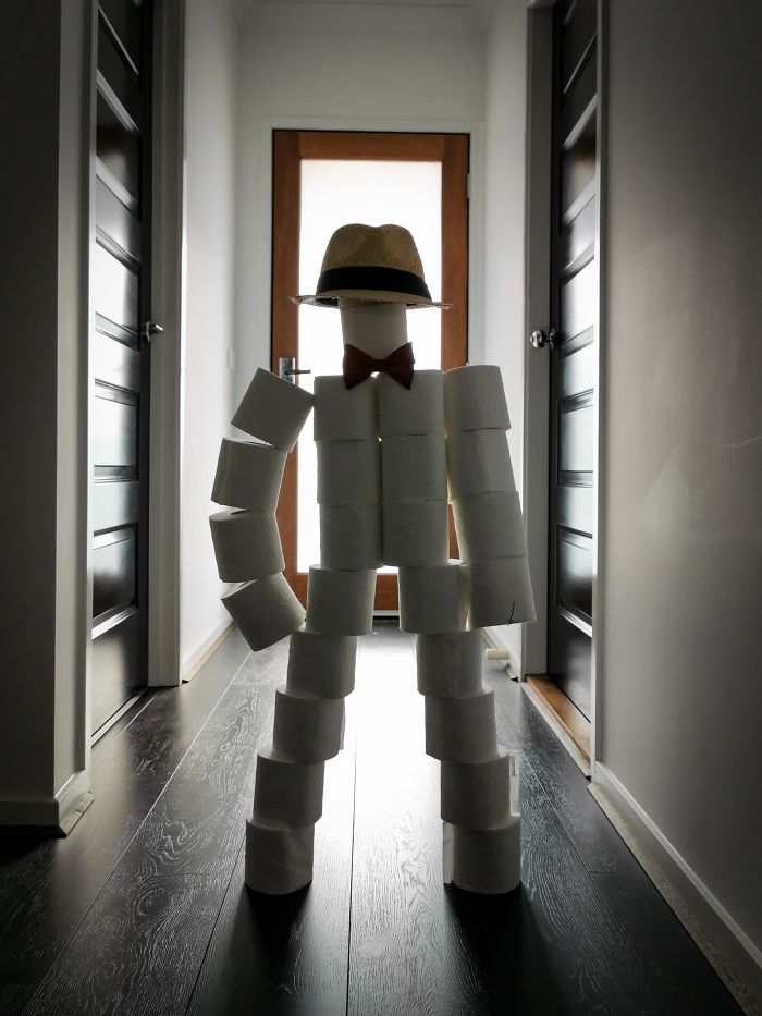 Day 3 Of Self Isolation. I Received A Visitor