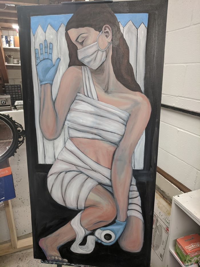 My Talented Sister Has Not Lost Her Sense Of Humor During This Crisis