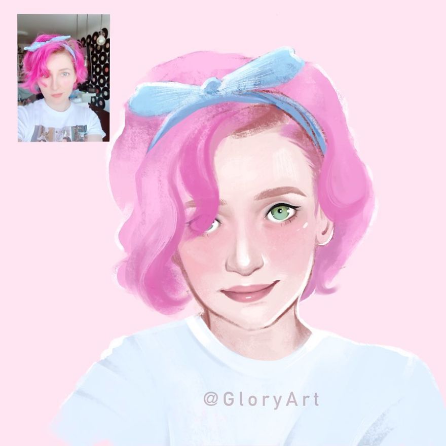 I Draw My Instagram Followers As Illustrated Characters To Level Up My Art Skills.