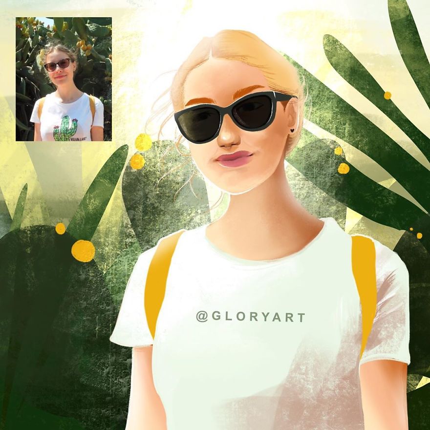 I Draw My Instagram Followers As Illustrated Characters To Level Up My Art Skills.