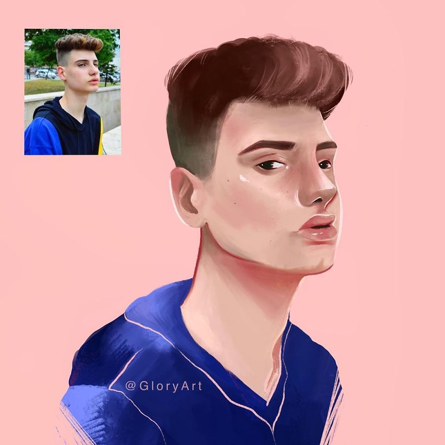 I Draw My Instagram Followers As Illustrated Characters To Level Up My Art Skills.