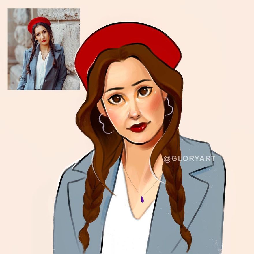 I Draw My Instagram Followers As Illustrated Characters To Level Up My Art Skills.