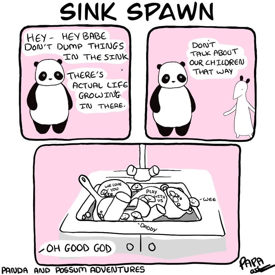 Panda And Possum Adventures- Webcomic