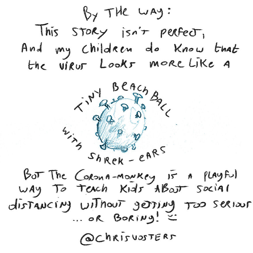 I Drew A Little Monkey Story To Explain Coronavirus To My Kids