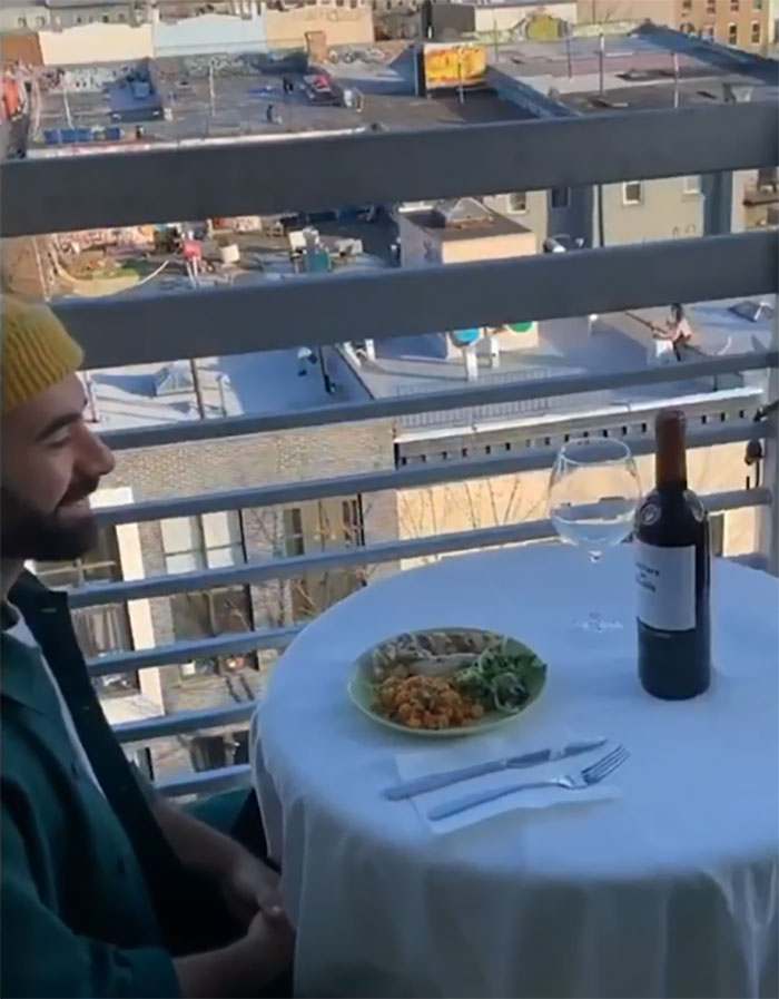 A Guy From Brooklyn Sees A Girl Dancing On A Roof, Sends Her A Drone With His Number On It A Guy From Brooklyn Sees A Girl Dancing On A Roof, Sends Her A Drone With His Number On It