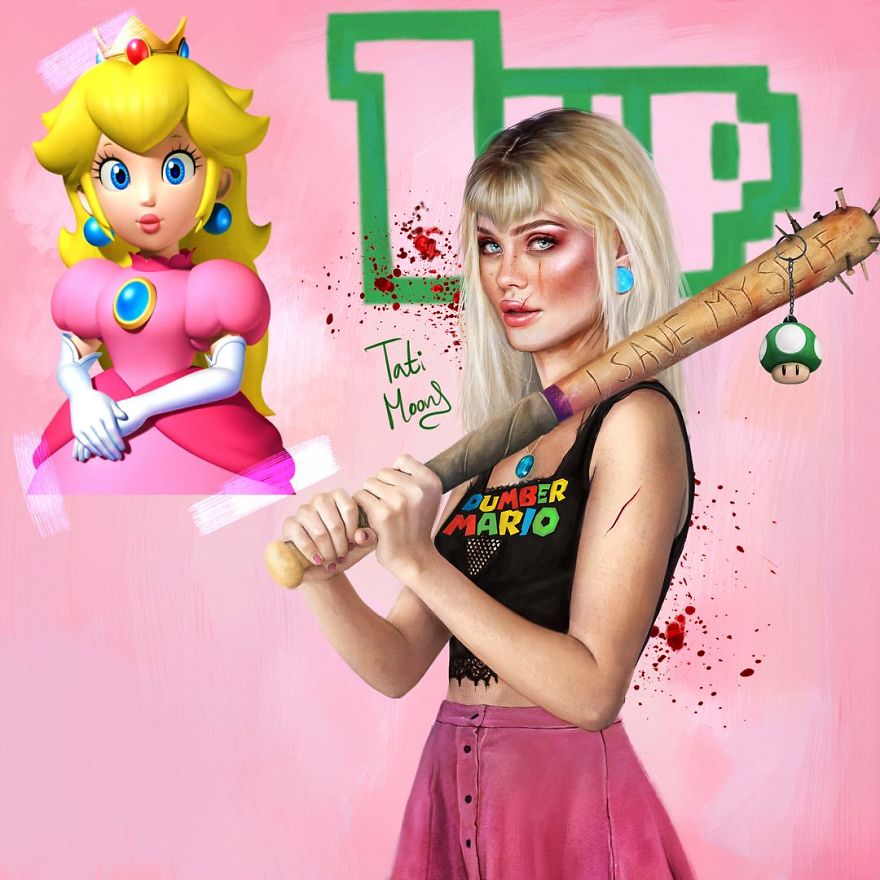 Princess Peach From Super Mario