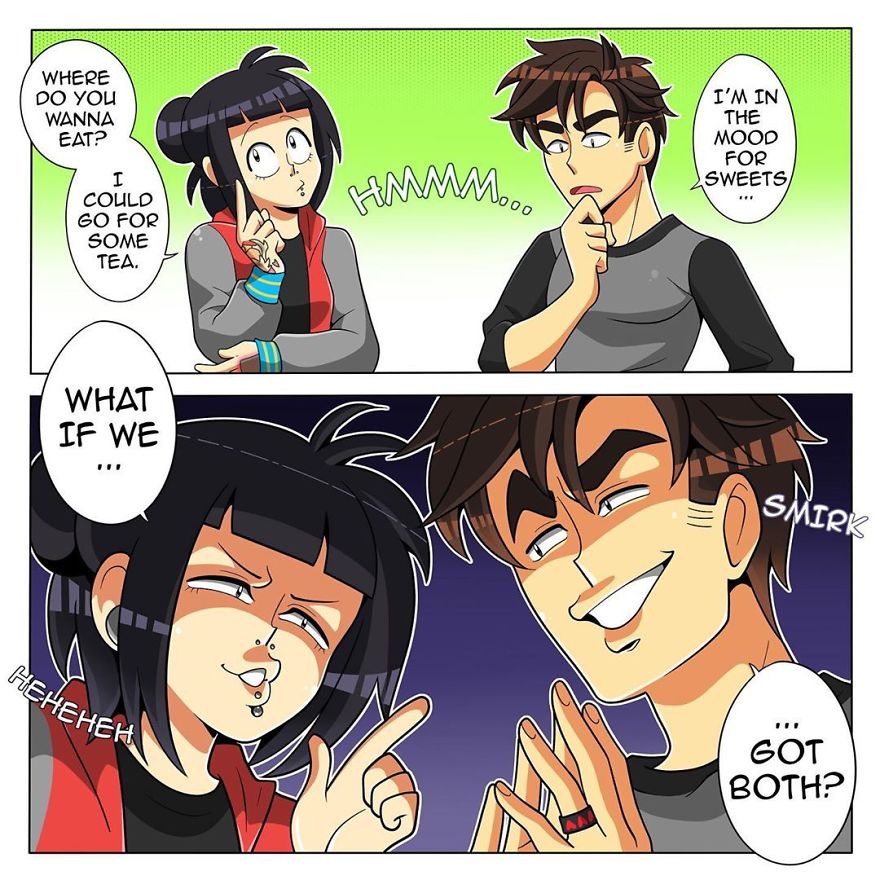 Deciding What Food To Get... Why Not Get Both!